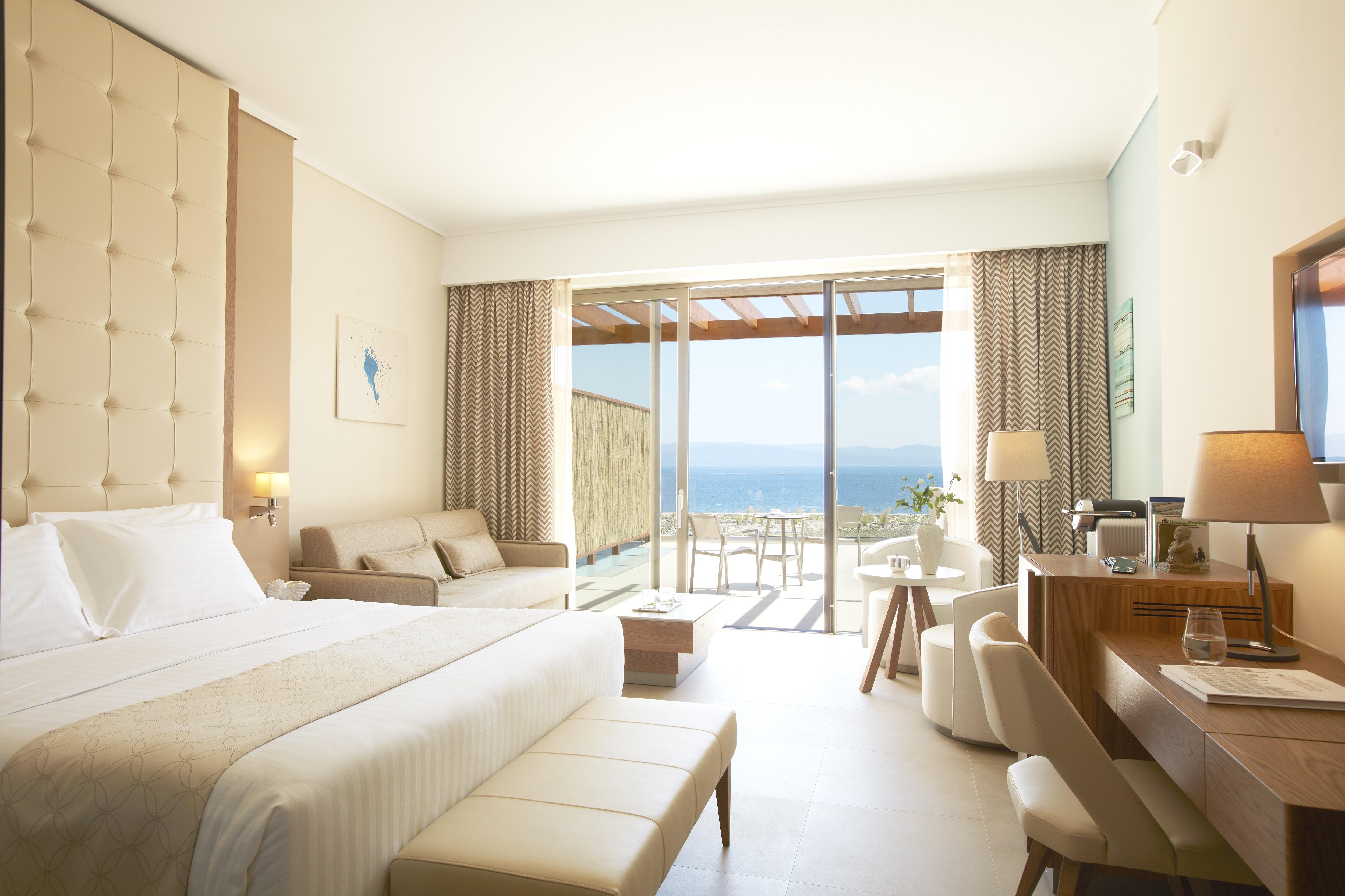 Miraggio Thermal Spa Resort Paliouri Luaran gambar Deluxe Room with Sea View