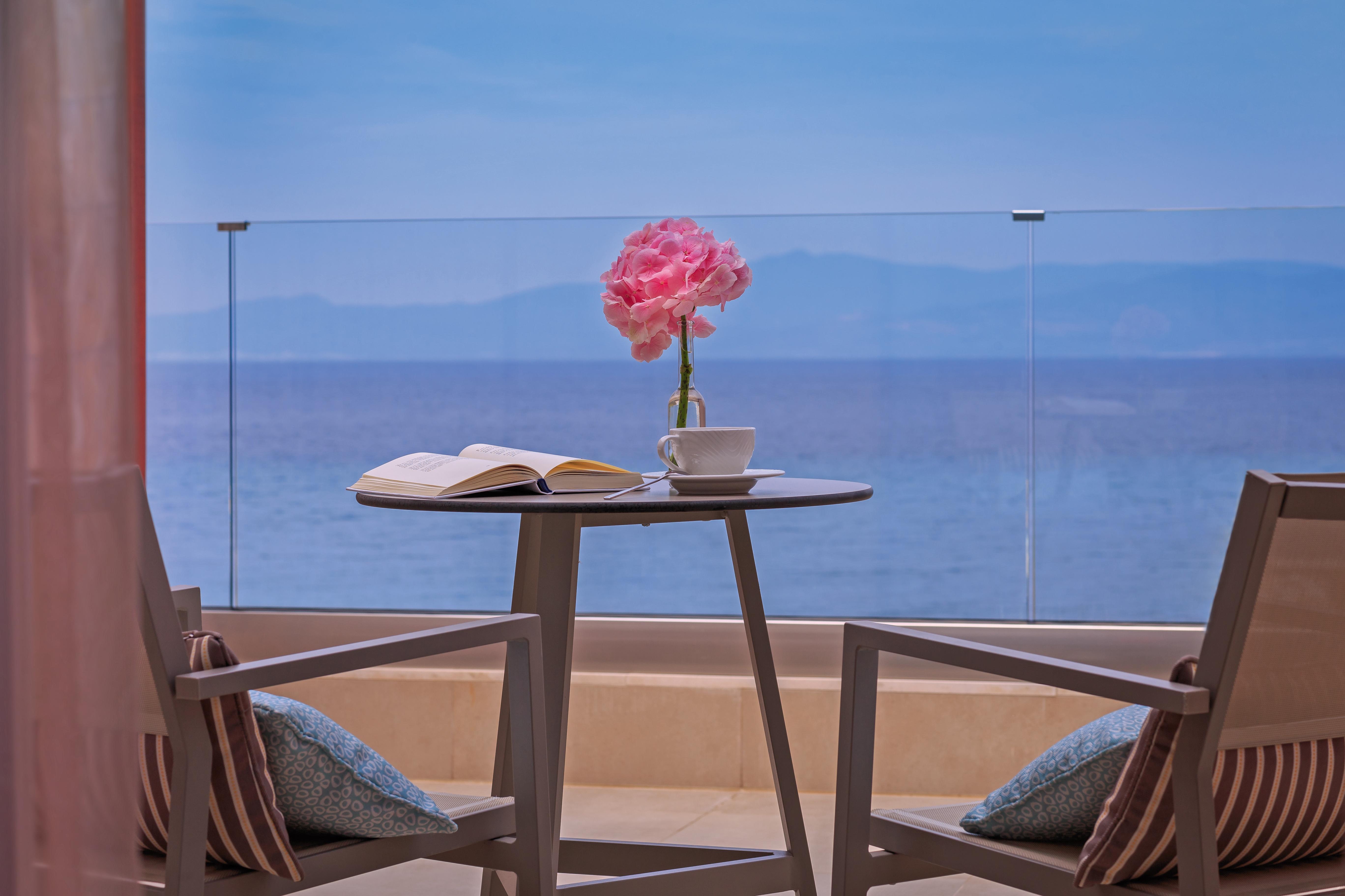 Miraggio Thermal Spa Resort Paliouri Luaran gambar View from the hotel