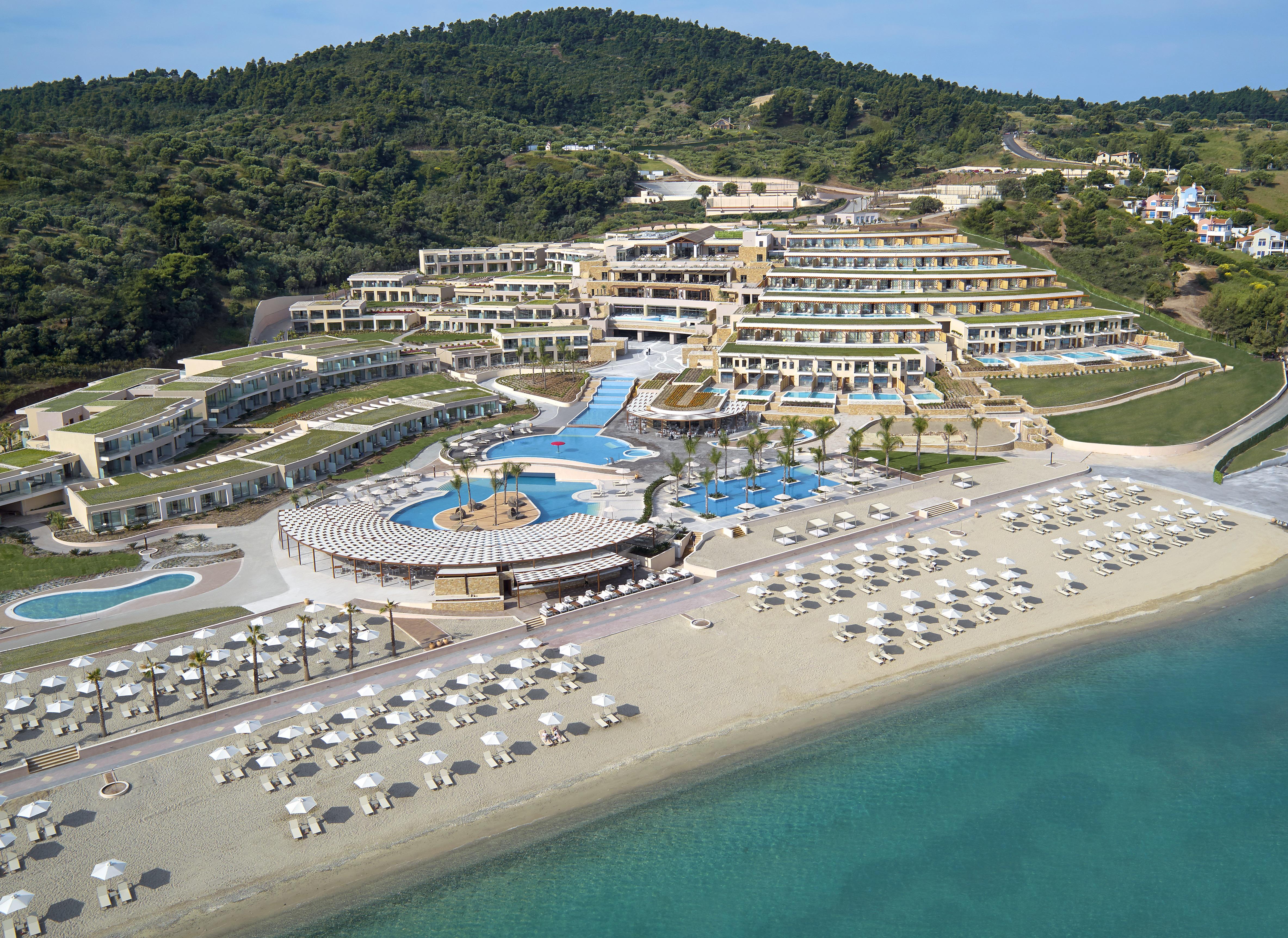 Miraggio Thermal Spa Resort Paliouri Luaran gambar The resort of Porto Grande