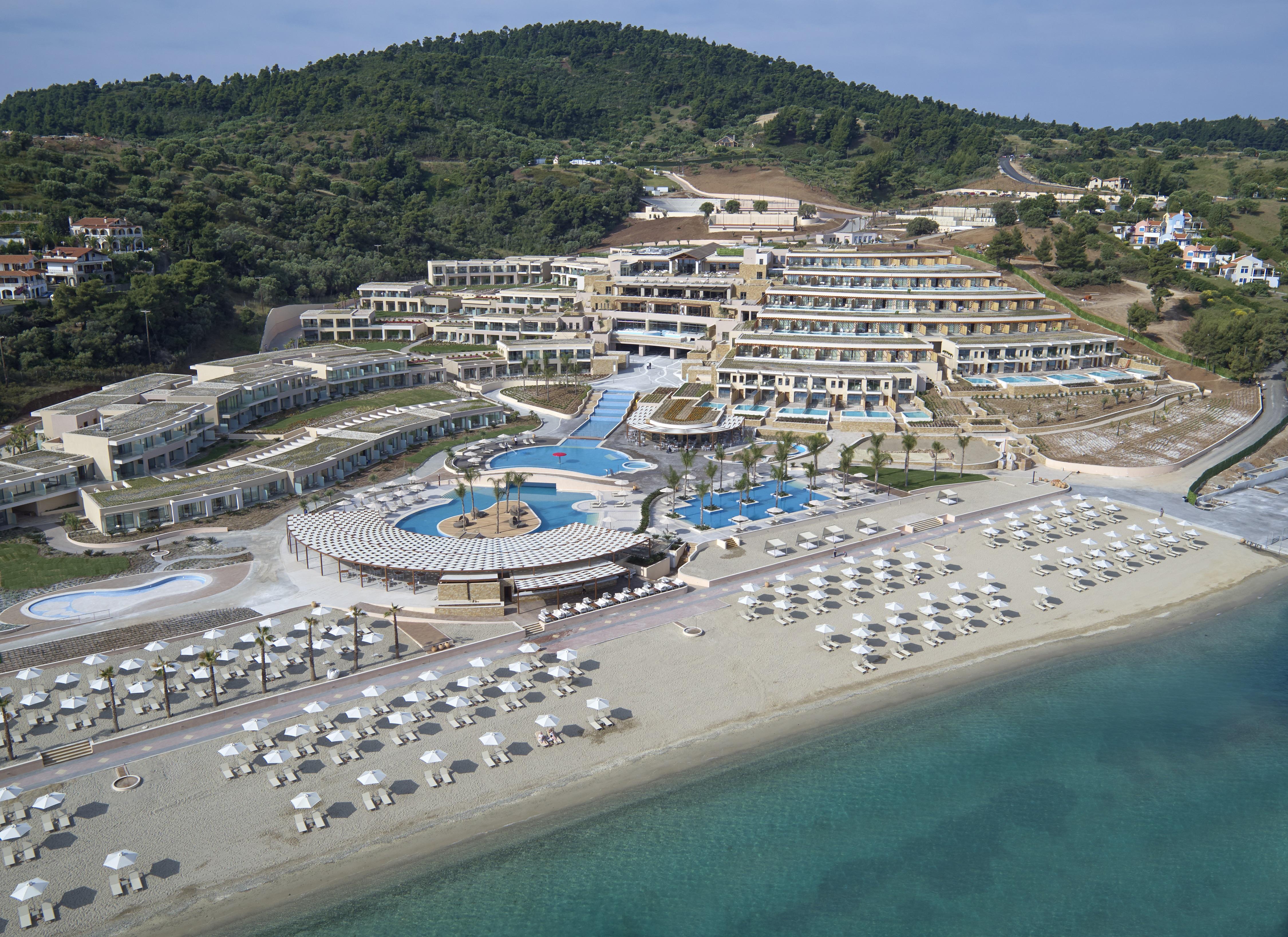 Miraggio Thermal Spa Resort Paliouri Luaran gambar The resort of Porto Caras